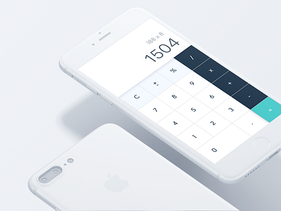 Daily UI #004 | Calculator 004 app calculator dailyui download free iphone mobile mockup ui