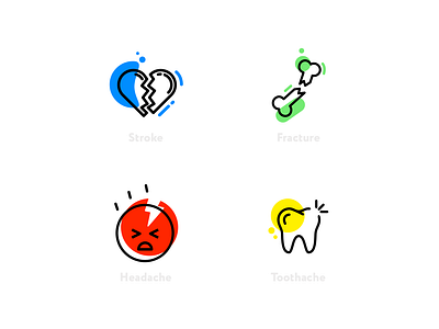 Doc Online – Icons design disease doctor heart icon icons illness illustration logo medical icons medicine tooth ui vector