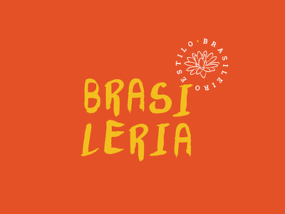 Brasileria Logo amazonia brand brazil logo minimalist orange tropical yellow