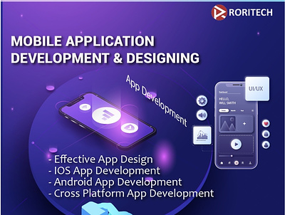Mobile Application Development Company in Noida 3d animation branding graphic design logo motion graphics ui