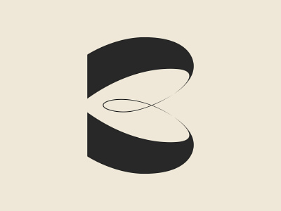 ✴ B - 36 days of type ✴ b black design design art graphism graphisme illustration letter lettering line shapes type typedesign typography