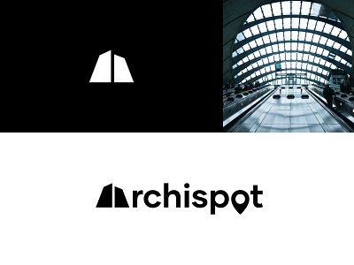 Archispot - identity architecture art direction blackandwhite branding conception design graphisme icon identity image logo logotype shapes spot type typography vector work