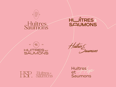 Unused logo - HSP art direction branding brush concept design design art font graphisme identity letter logo logotype logotypes monogram restaurant type typography unused logo vector work