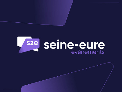 S2E - Logo Design brand branding company design geometric graphisme identity letter lettermark logo mark modern purple sans serif simple logo type typography work