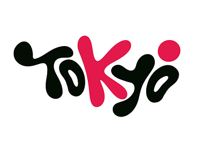 Tokyo 東京 art black design design art graphisme illustration japan japon letter logo red tokyo type typography work 東京