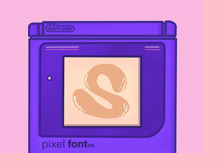 Pixel Font™ ! 3d art design design art gameboy games graphisme illustration letter pic pixel pixel art pixels purple retro type typography work