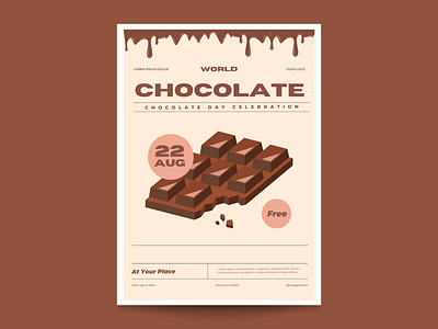 World chocholate day flyer