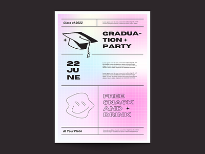 Graduation party flyer