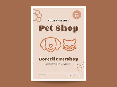 Pet shop flyer