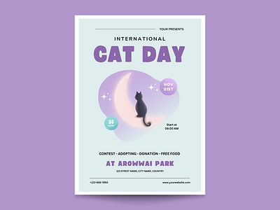 Cat day flyer