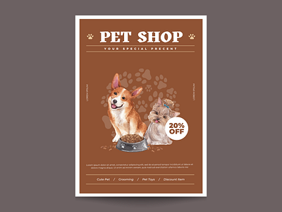 Pet shop flyer