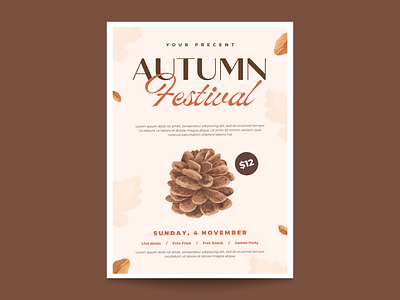 Autumn festival flyer