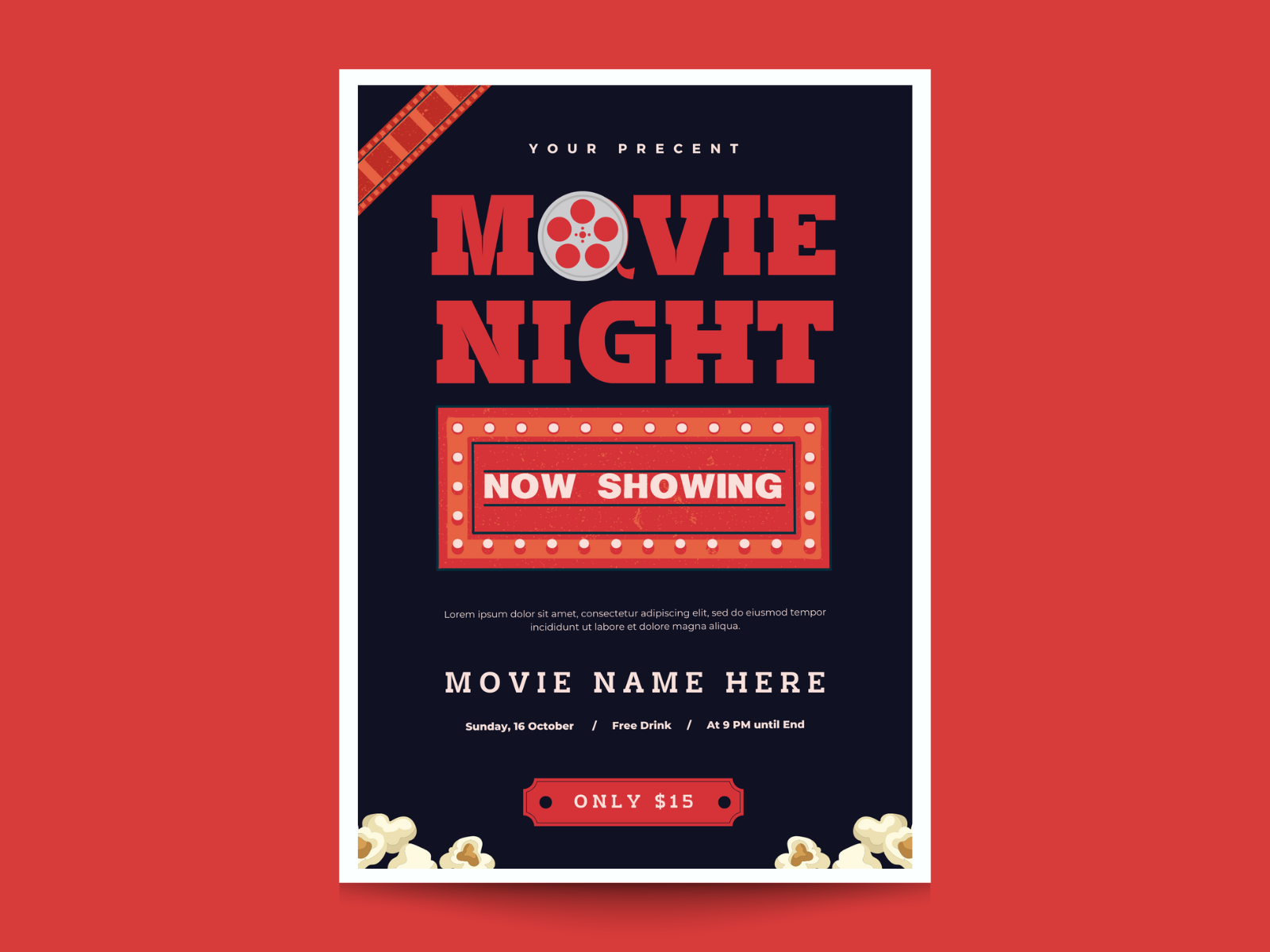 Movie Flyer By Sakha On Dribbble