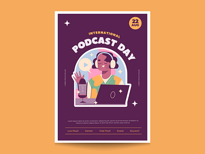 Podcast day flyer