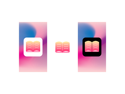 Book Icon app design icon ui