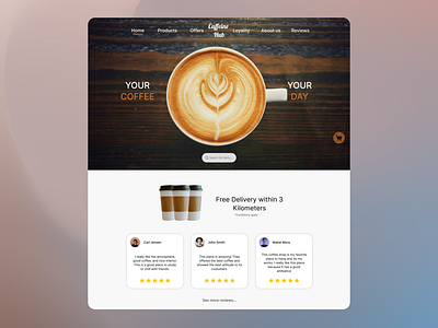 Coffee Shop Landing Page