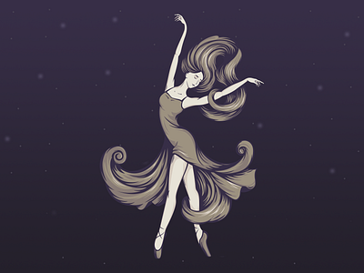 Mathilda — ballet school logotype