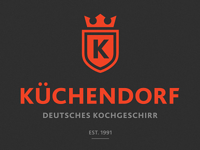 Küchendorf — Logotype kochgeschirr logo logotype sign
