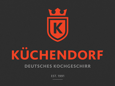 Küchendorf — Logotype kochgeschirr logo logotype sign