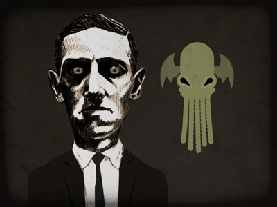 The call cthulhu lovecraft motion graphics planets rubberhose stars tentacles tentáculos