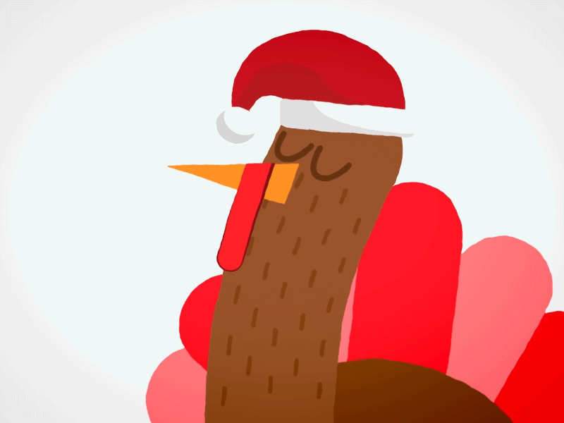 Turkey Noël christmas motion design navidad noël pavo turkey