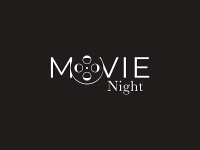 Movie Night logo design branding design designer graphicdesign logo logo design logodesign logos typography