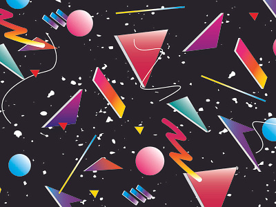 Ah, the 80s by Valerie Thompson on Dribbble