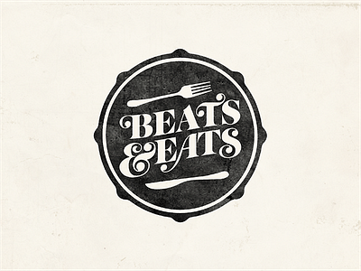 Beats & Eats branding dallas dining food logo music supper club wine