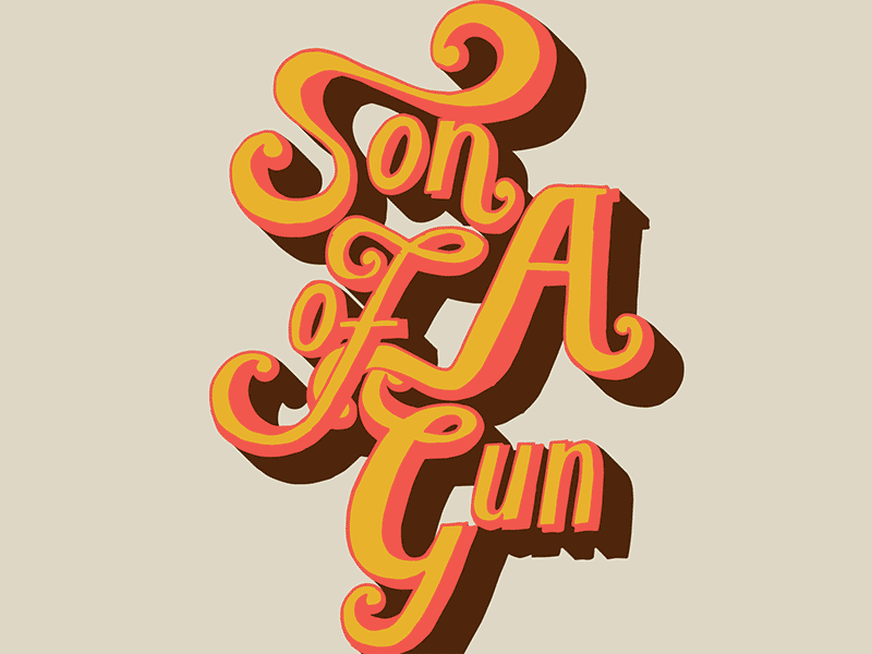 Treat yourself... to both fat swashes AND ball terminals typographic illustration typography illustration script lettering hand lettering 70s ball terminals fat swashes