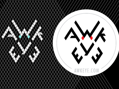 Making Of Logo Awkeye grid logo