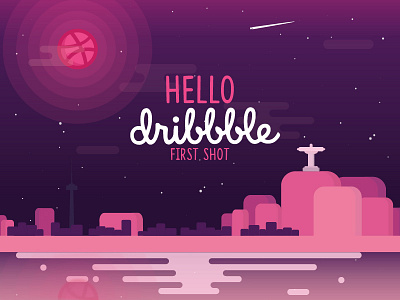 Canada to Brazil First Shot brazil brazilians canada canadian dribbble first shot graphic hello illustrate rio thank you toronto