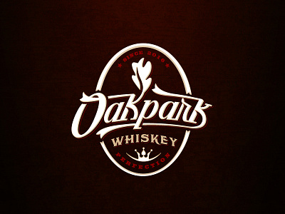 Whiskey logo emblem with custom typography badge custom font emblem logo typography whiskey