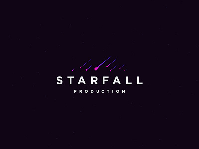 Starfall asteroid color colorful logo meteor star starfall stars