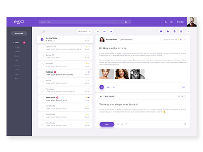 Yahoo Mail - redesign
