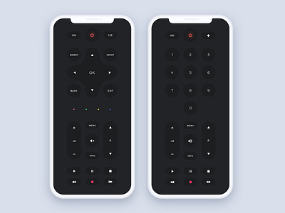 Universal TV Remote - App Design