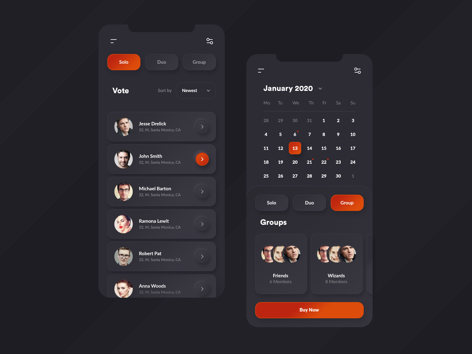 Club Reservation App by Brendox on Dribbble