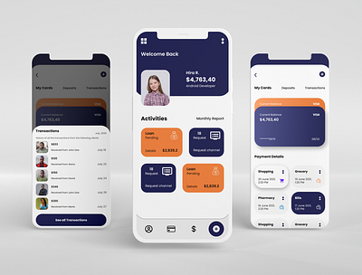 Cryptocurrency Wallet | USD | ETH | BTC | Mobile App UI adobe xd android ui design app design brand identity case study figma mobile app mobile ui design prototype ui ui design ui graphics uiux user experience user interface design userinterface ux ui