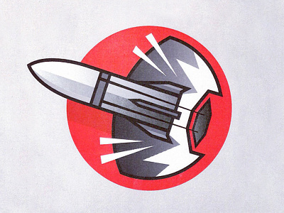 Rocket Icon blast branding icon iconography illustration mark minimal packaging rocket rocket ship texture