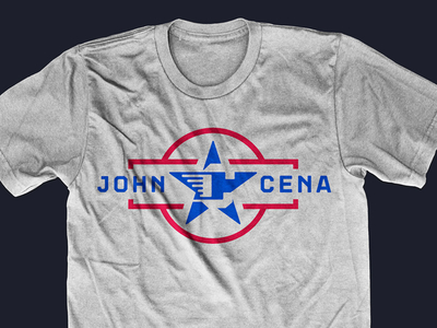 WWE: John Cena Licensing Art badge branding cena icon identity licensing lockup logo typography wrestling wwe