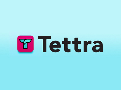 Tettra Logo branding custom icon identity lock up logo tettra type typography