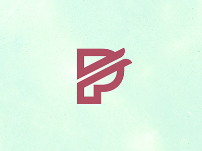 "P" Mark branding icon lettering logo mark p texture