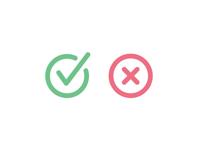 Right And Wrong check correct error green icon no red right wrong x yes