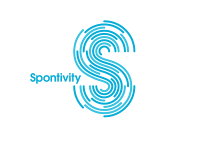 Spontivity Logo Sketches app iteration logo mobile sketch sketching test treatment ui website