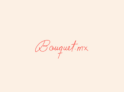 Bouquet.mx Logo branding design graphic design illustration logo