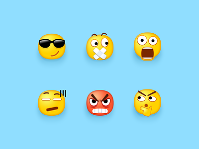 eeeeemoji android app application cartoon design emoji face interface ios phone ui visual
