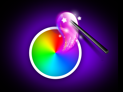 ColorMagic Tools app application china colorful design designer icon interface ios light magic ui