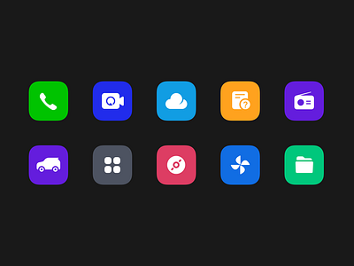 Icons Design for LIXIANG