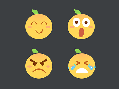 Emoji Orange android app application design ios mob mobile pc phone tv ui user