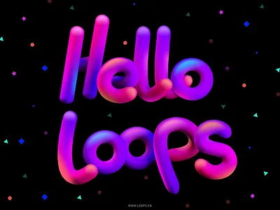 Hello Loops app design interface phone smart tools uerinterface ui visual