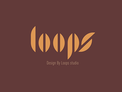 Loops cafe design logo ui visual